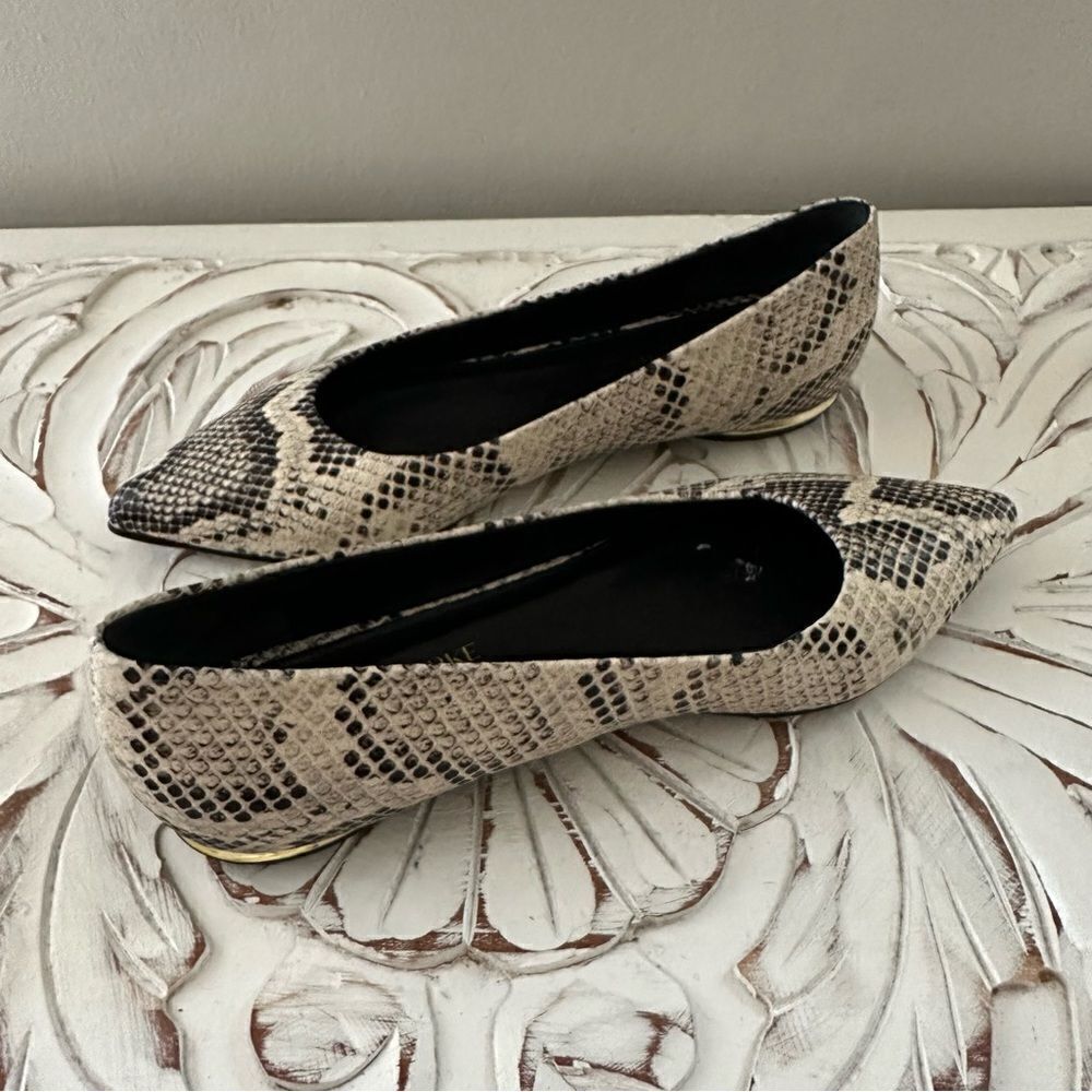 MARION PARKE Must Have Flat Python Snake Print Cl… - image 11
